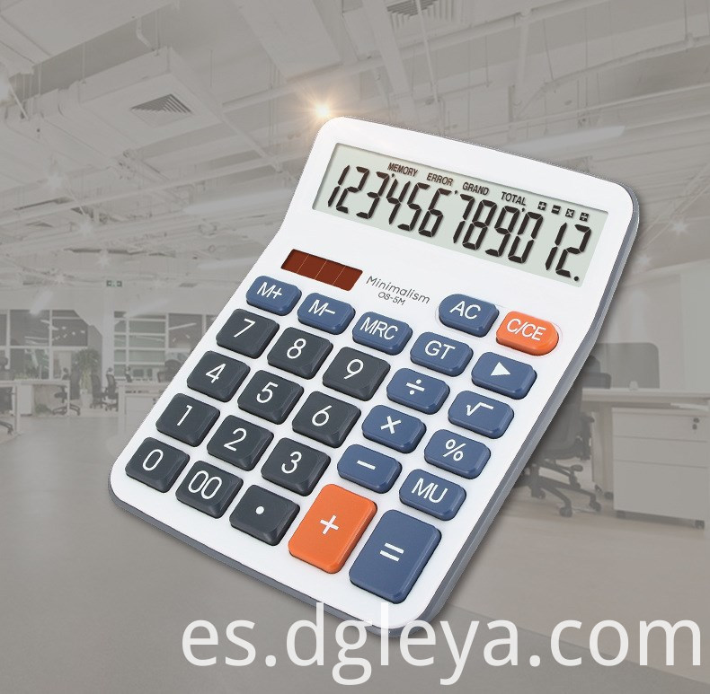 Una calculadora electrónica de escritorio A Desktop Electronic Calculator